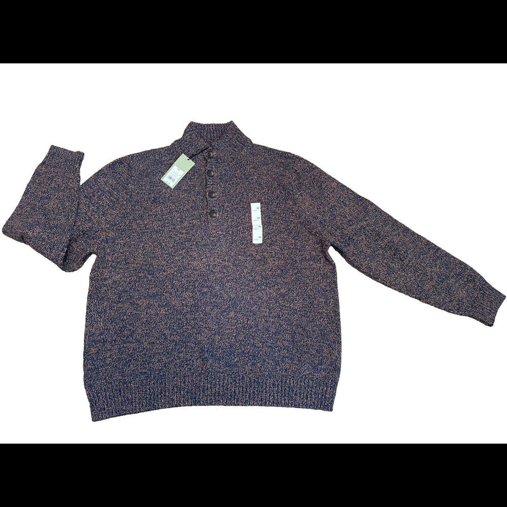 Sweater GOODFELLOW & CO. Pullover Button Neck Size XX-Large MSRP $35.00